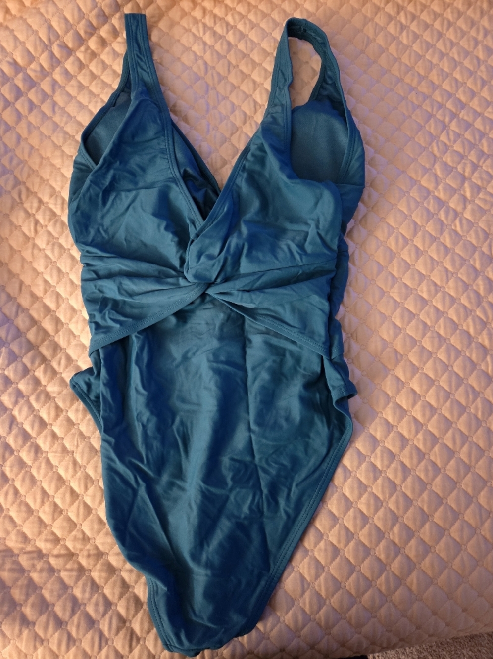 Nicole Miller Teal One-Piece Swimsuit